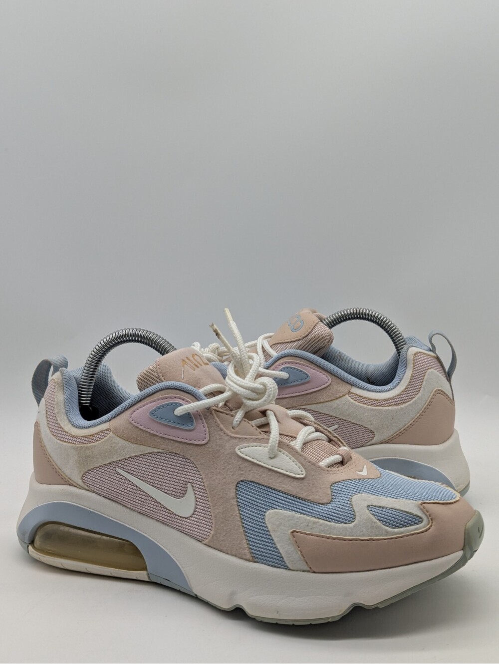Nike Air Max 200 Barely Rose Womens Size 9.5 Pink White Blue Sneakers CI3867-600